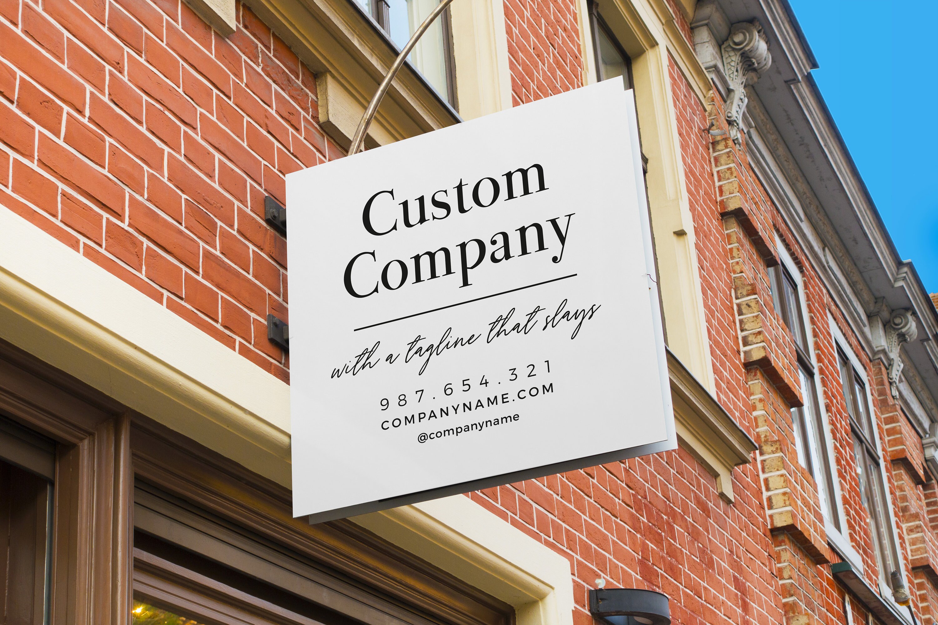 Custom Logo Storefront Personalized Vinyl Decal Sticker for Small ...