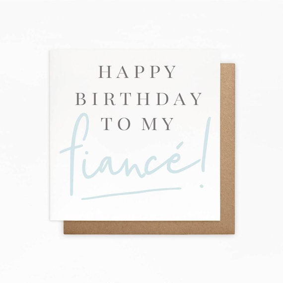 happy birthday card for fiance