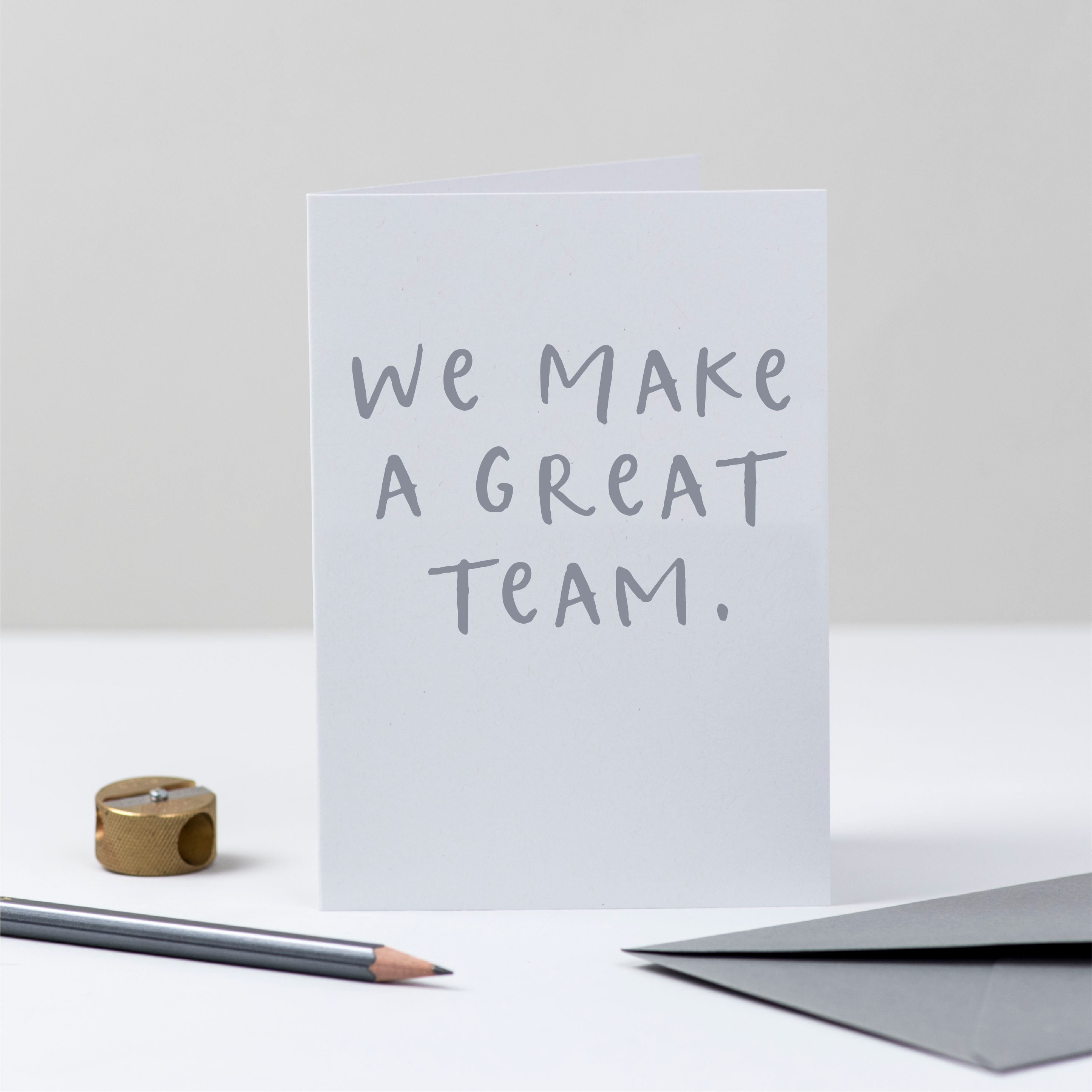 We Make A Great Team Thank You Card Boyfriend Etsy