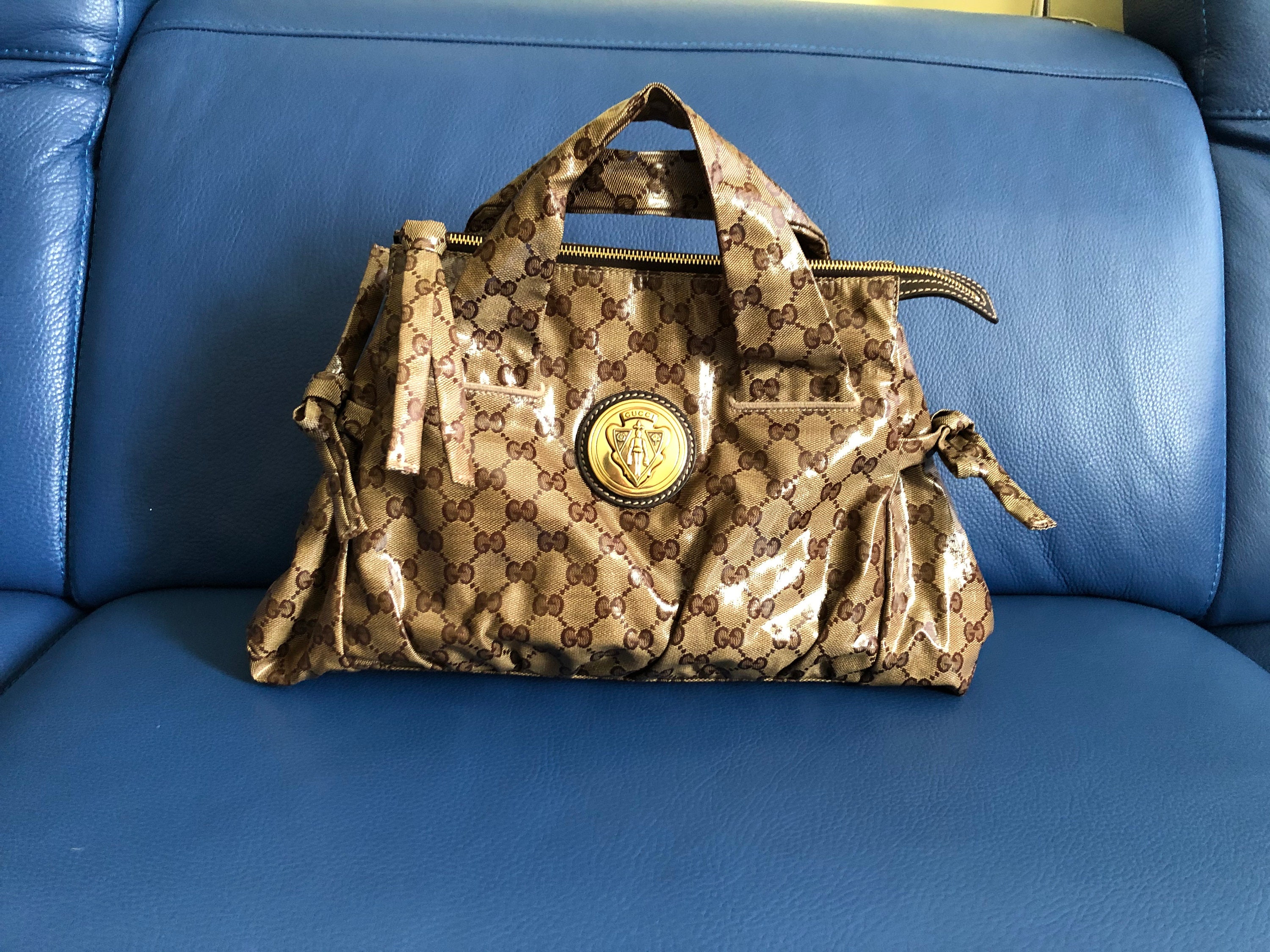Gucci GG Monogram Crystal Hysteria Handbag new - Etsy Hong Kong
