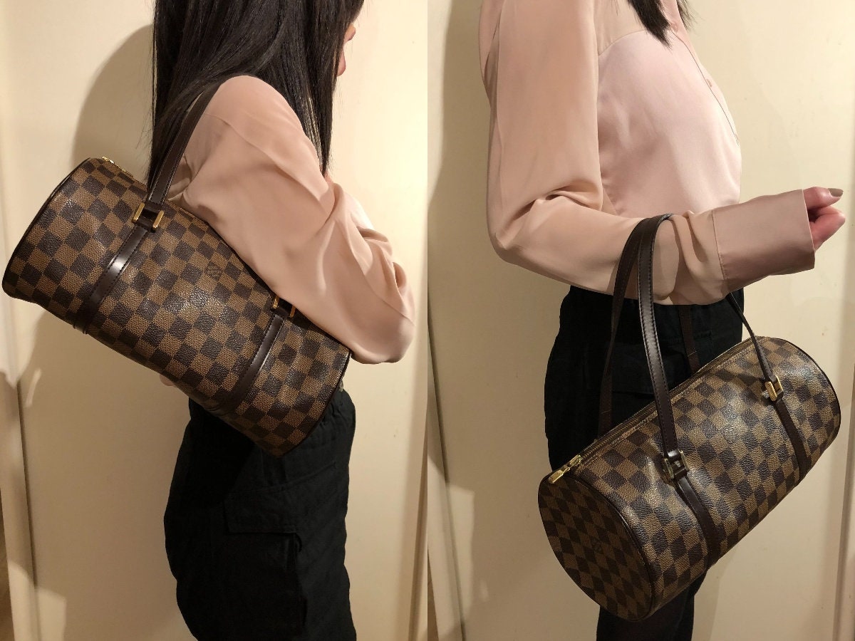 Louis Vuitton 2013 pre-owned Damier Ebène Belmont two-way Bag - Farfetch