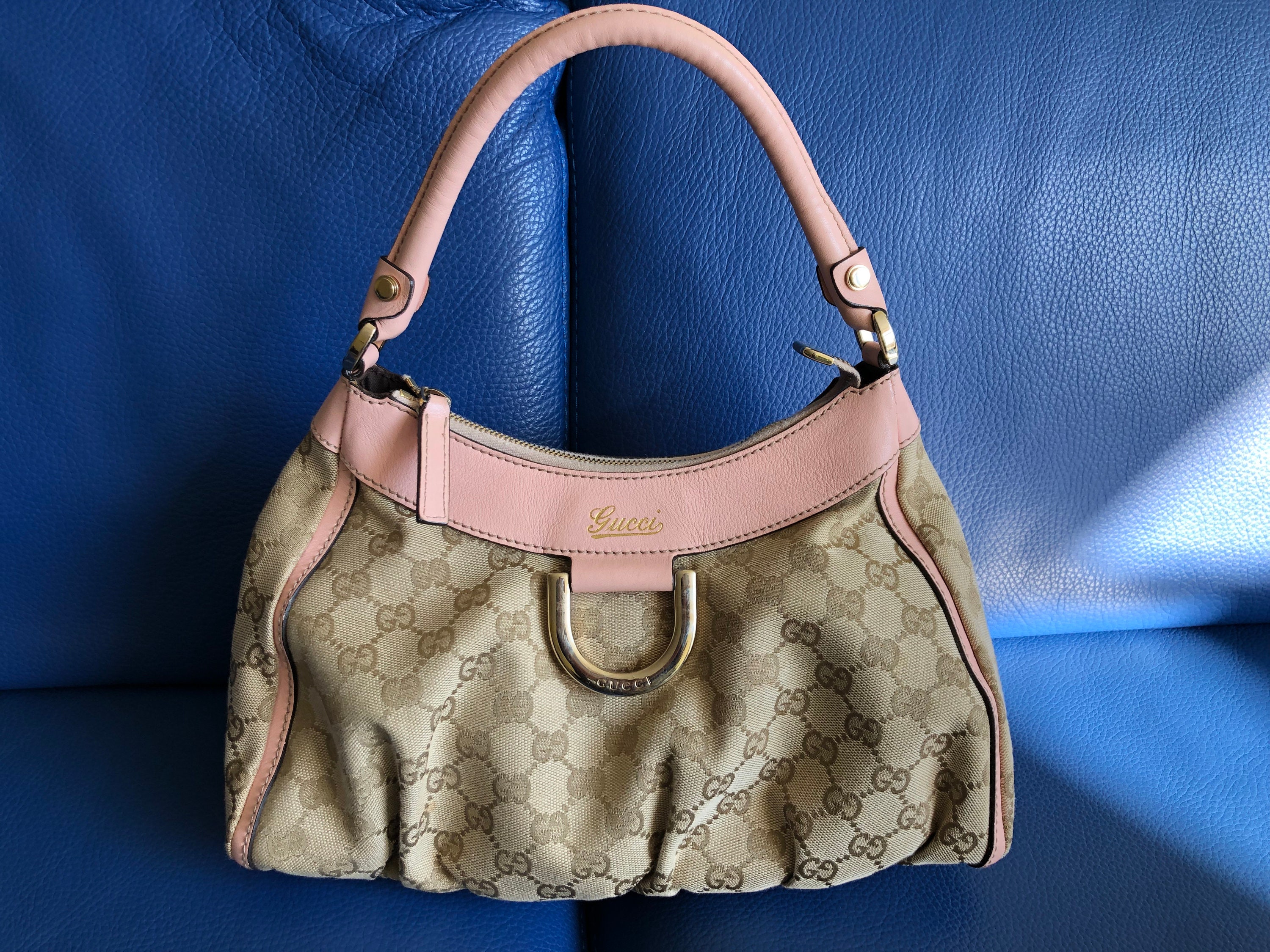 SA ®غوتشي |‎Dusty Pink Leather GG Marmont Matelassé Shoulder Bag