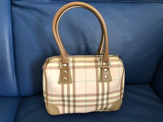 BURBERRY Nova Check Multi Color Tote Shoulder Bag