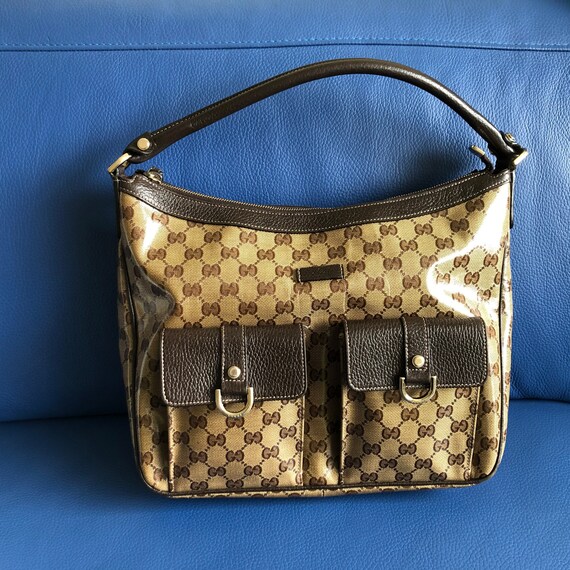 Authentic Gucci Jackie Crystal Shoulder Bag / Handbag 