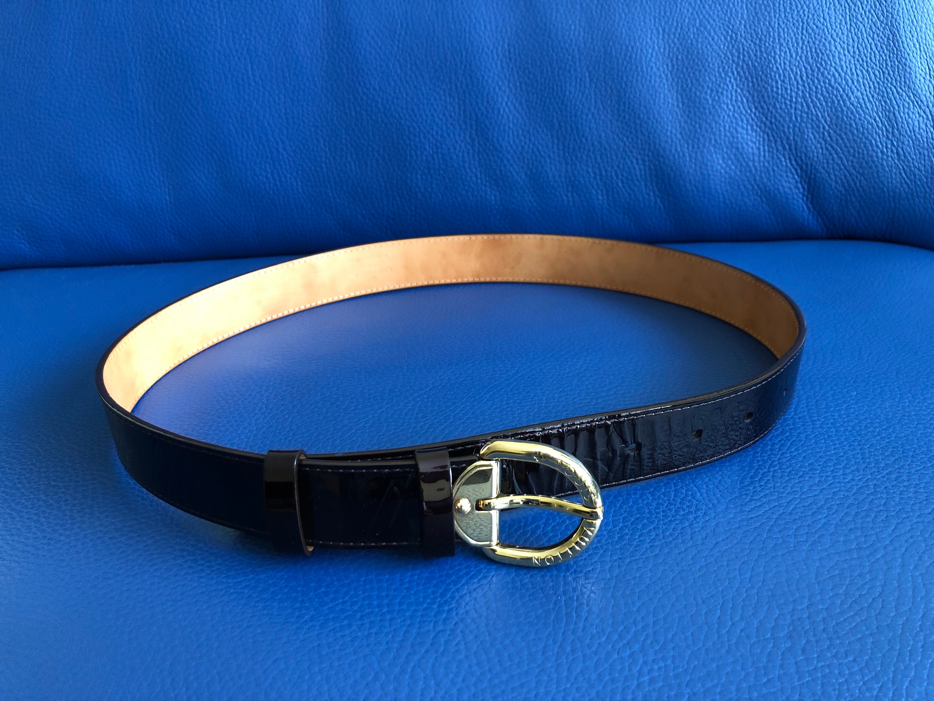 Vintage Louis Vuitton Belt28 Brown LV Beltclassic Monogram 