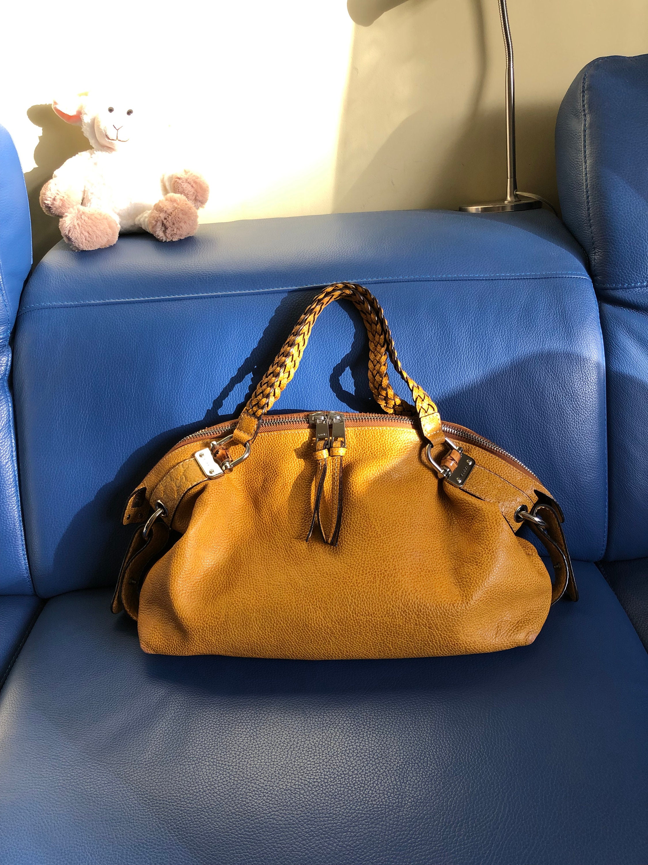Gucci bamboo bar tote sale