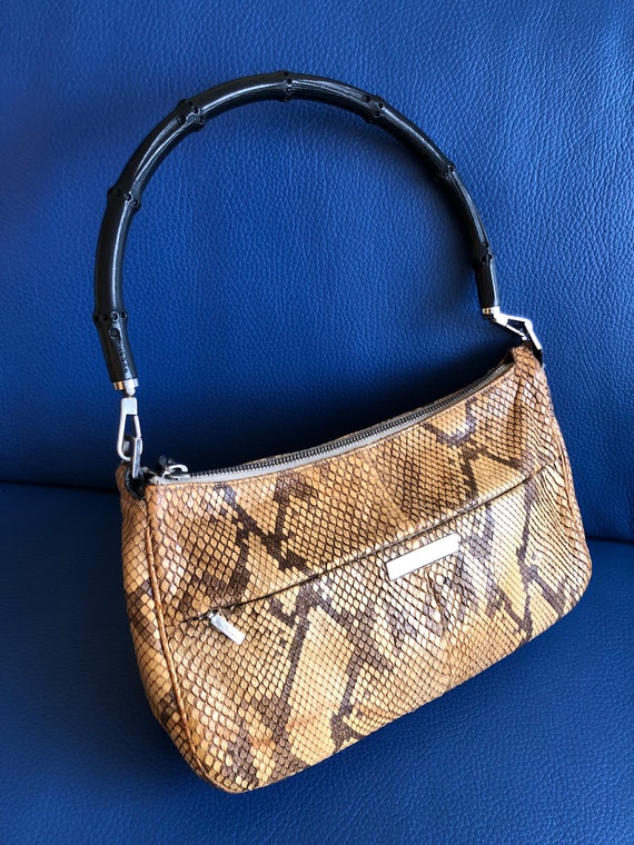 Gucci Bamboo python Shoulder Bag/handbag - image 10