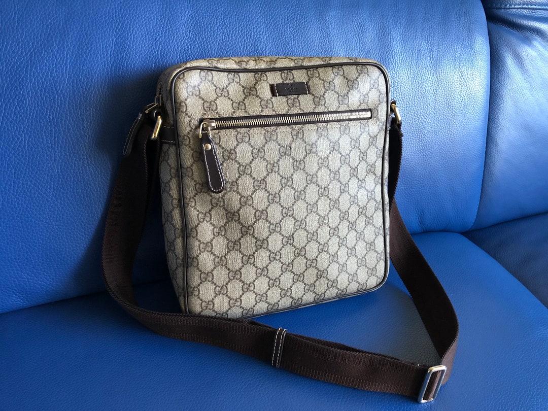 Authentic Gucci Shoulder Bag / Cross Body in Brown Etsy