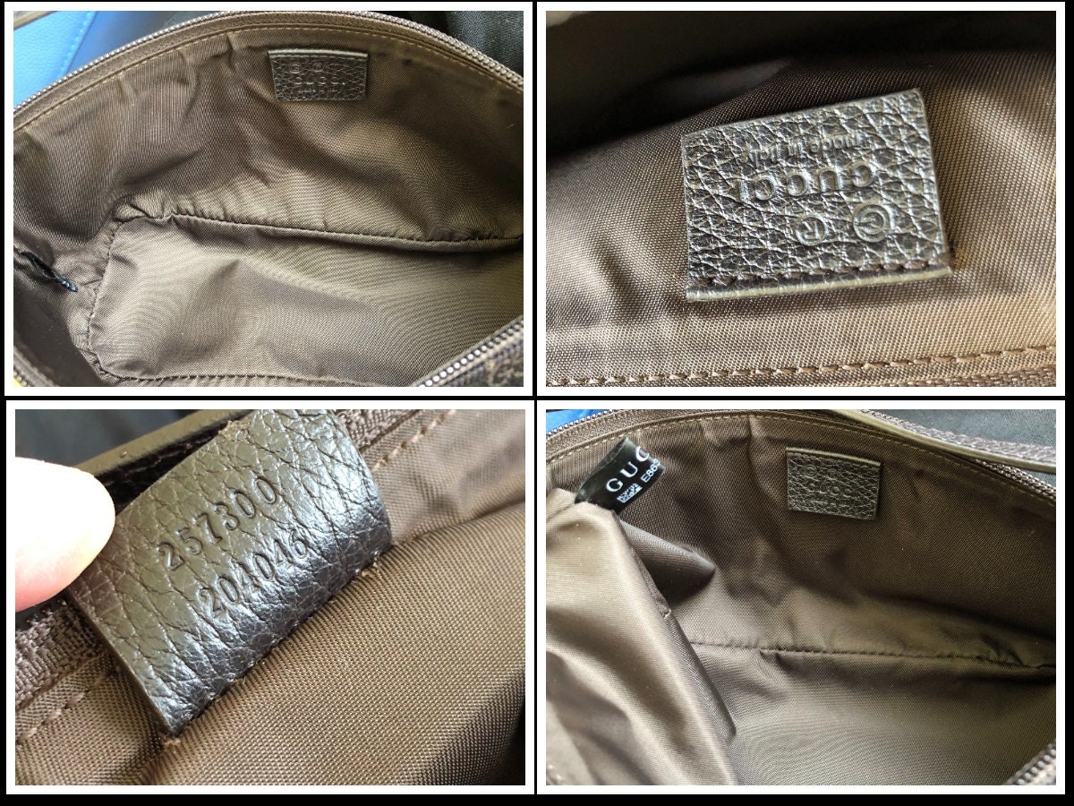 Brown Canvas Gucci Boat Pochette Cloth ref.826261 - Joli Closet