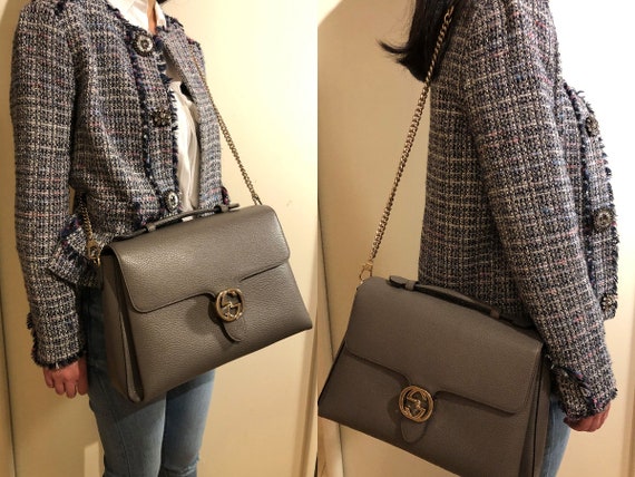 gucci interlocking top handle bag