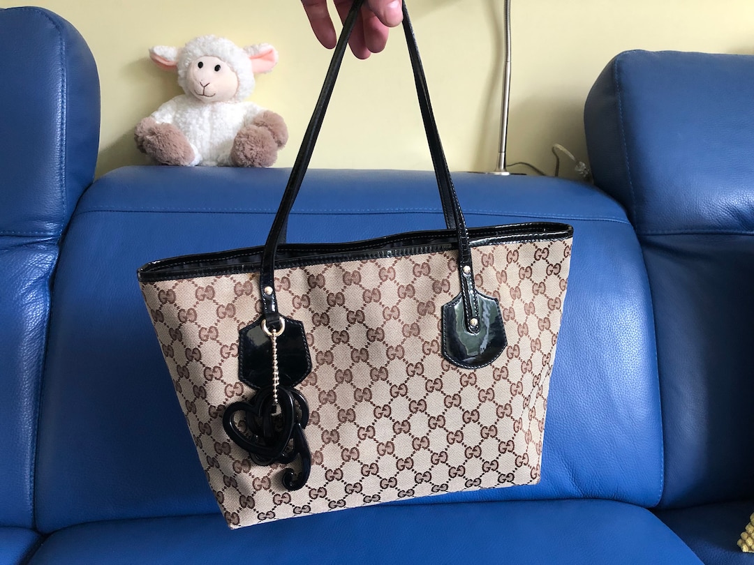 Gucci Tote Bag GG Monogram Large Jolie - Used Gucci Bags