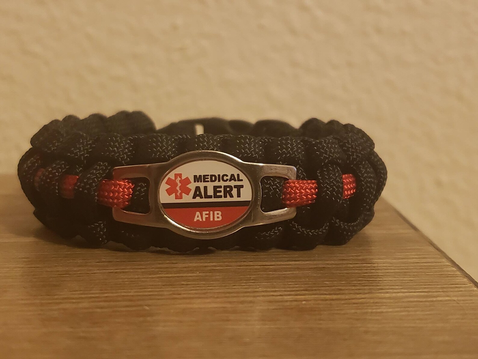 AFIB medical alert paracord bracelet medical id bracelet Etsy