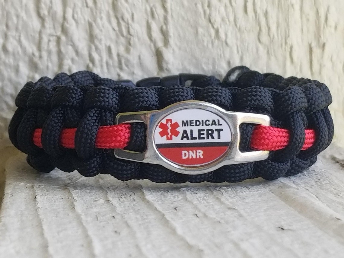 DNR Medical alert paracord bracelet DNR paracord bracelet Etsy