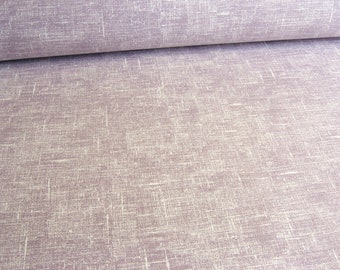 REDUCED Clarke & Clarke decorative fabric "Linum", lilac