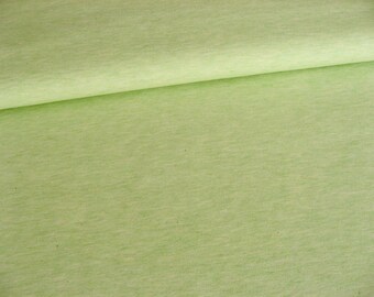 REDUCED Organic cotton jersey, light green, mottled