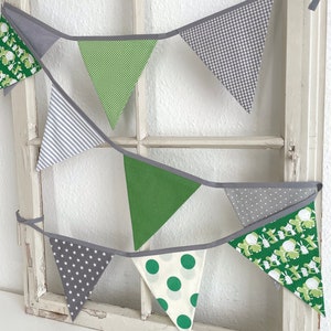 Pennant garland animals gray / green 10 pennants image 8