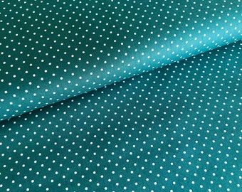 BW- Fabric dots, petrol