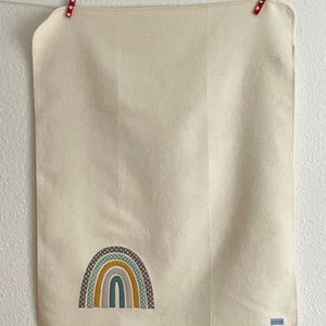 Babydecke Regenbogen creme / multicolor