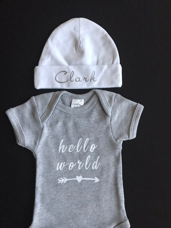 hello world onesie unisex