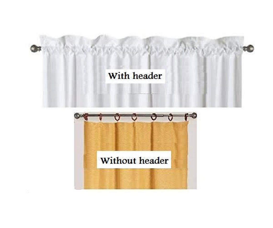 Rod Pocket Window Valance Paris Eiffel Tower and Polka Dot - Etsy