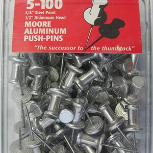 Aluminum Push Pins