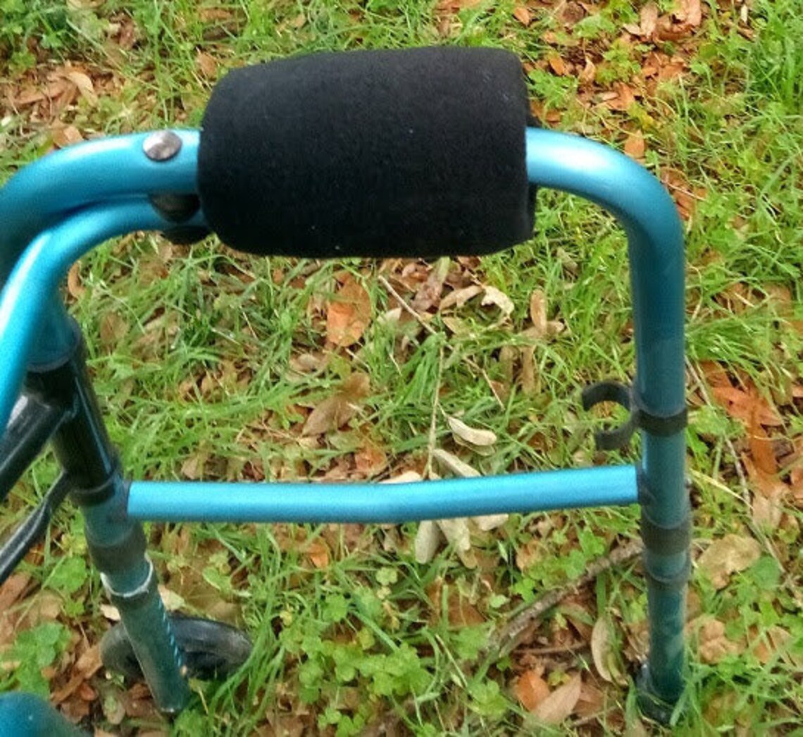Fleece Padded Hand Grip Covers Walker Rollater Walking Cane Etsy
