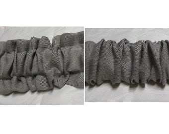 Ruffle Sleeve Window Valance Moire Color Jade - Etsy
