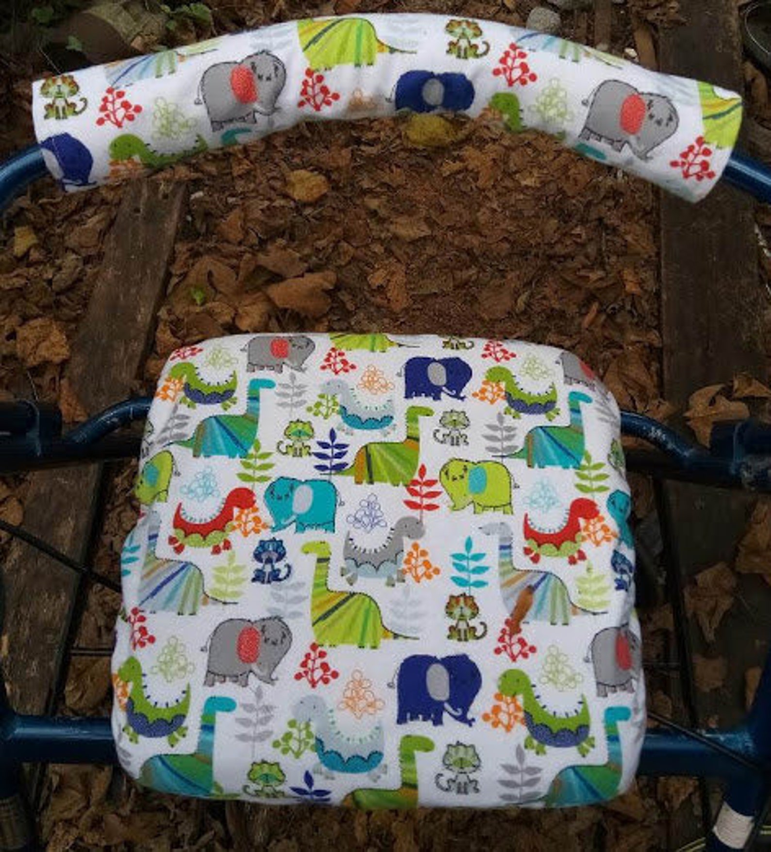 Flannel Rollator Walker Seat Cover Bar Cover Paws Hearts Etsy