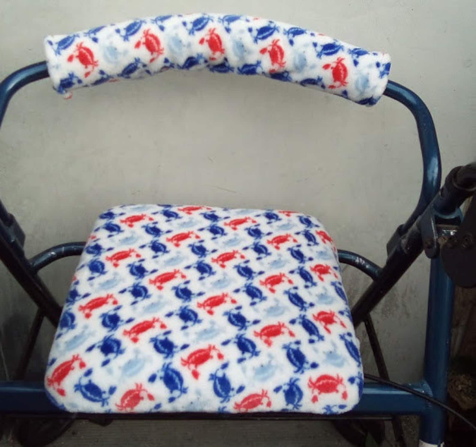 Fleece Rollator Walker Seat Cover or Bar Cover or seat Cover Etsy