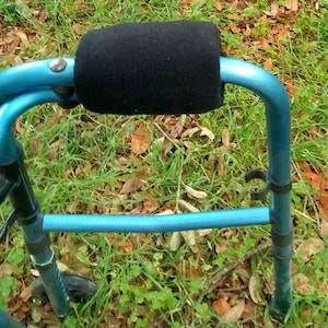 Fleece Hand Grip Covers Walker Rollater Walking Cane Crutch Choose Pattern