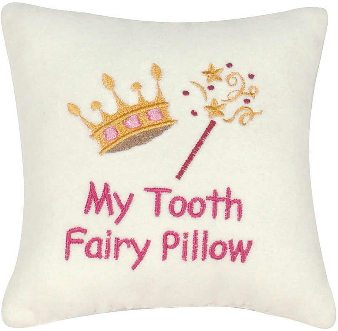Embroidered Saying Pillow Tooth Fairy Etsy