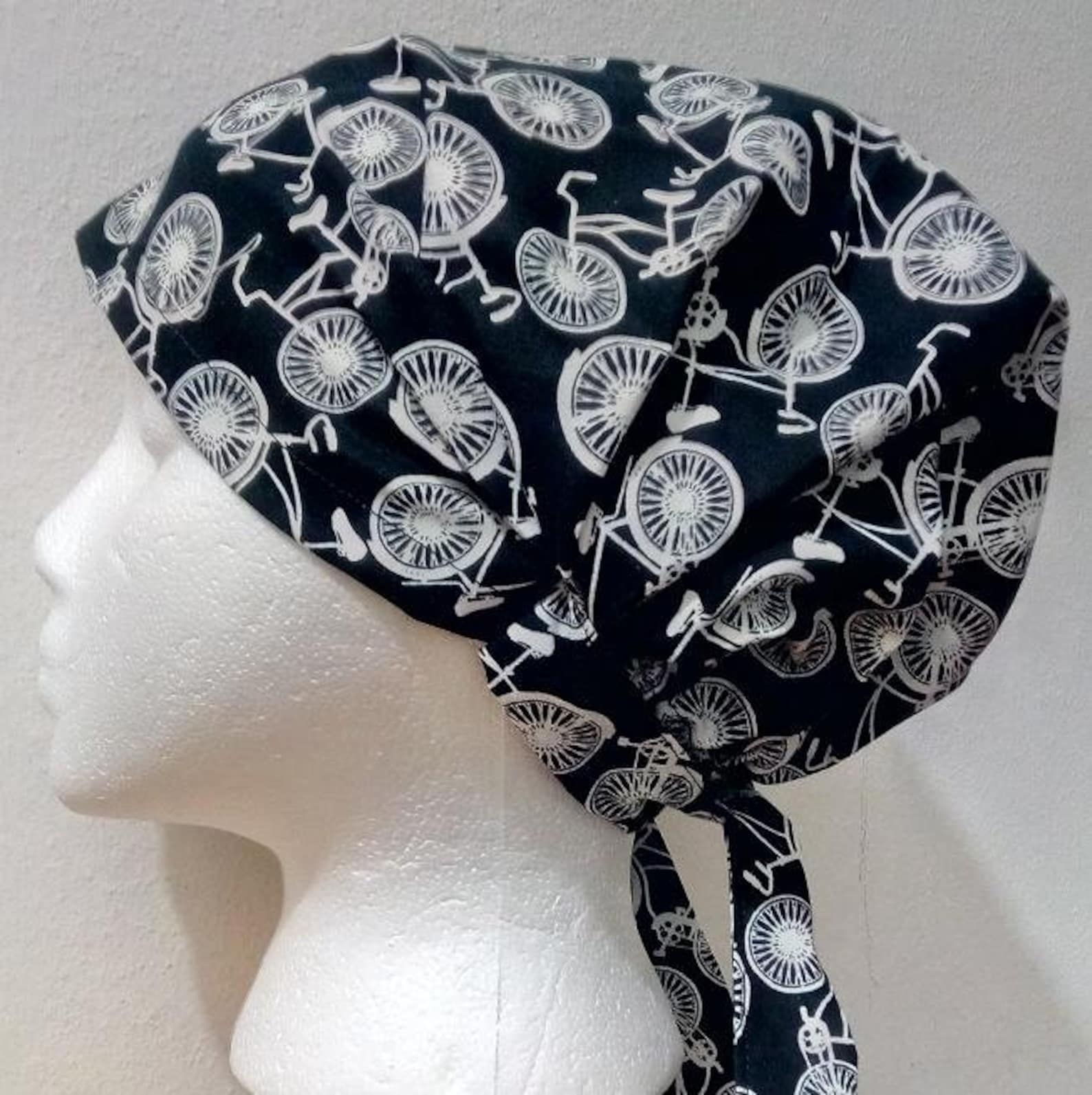 Slipon Hat Cap Headscarf Head cover Hair wrap Scrub Chemo Etsy.de
