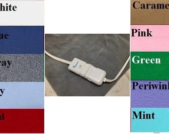 Fleece Fabric Cover for Electric Heating Pad CHOOSE Color