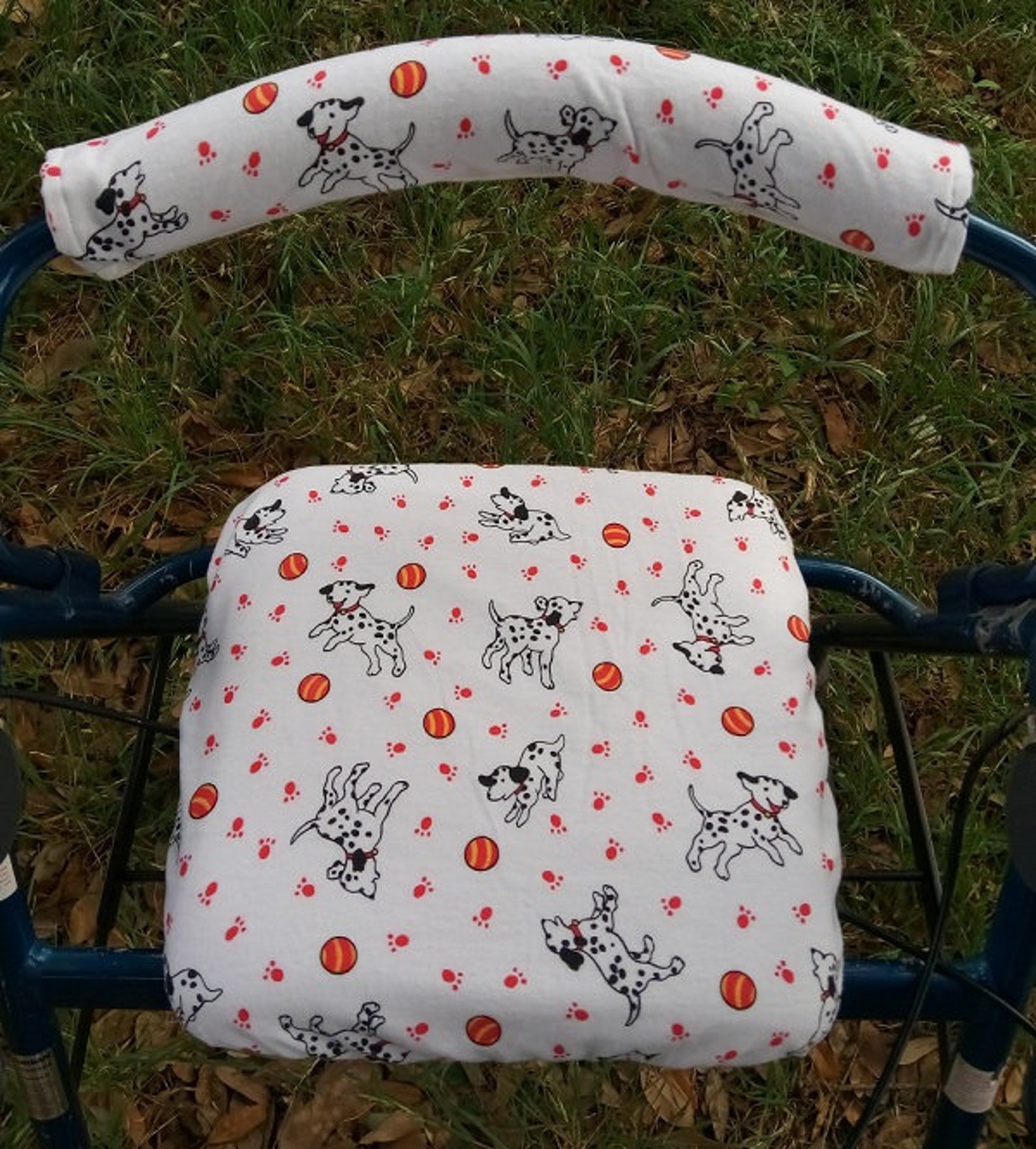 Flannel Rollator Walker Seat Cover Bar Cover Emoji Love Paws Etsy