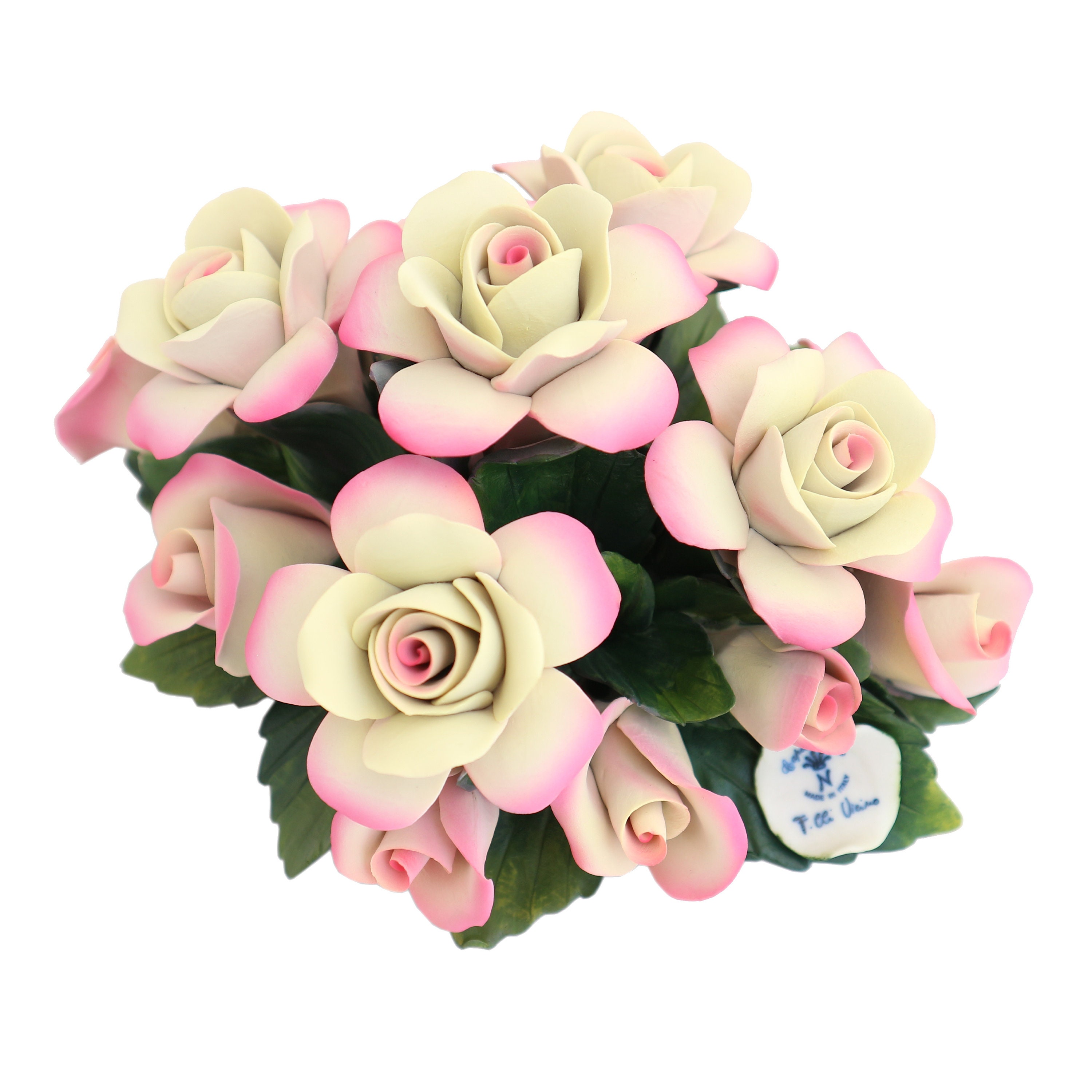 イタリア製　カポディモンティ　花のバスケット Amazon.co.jp: CapodiMonte カポディモンテ 花籠 置物