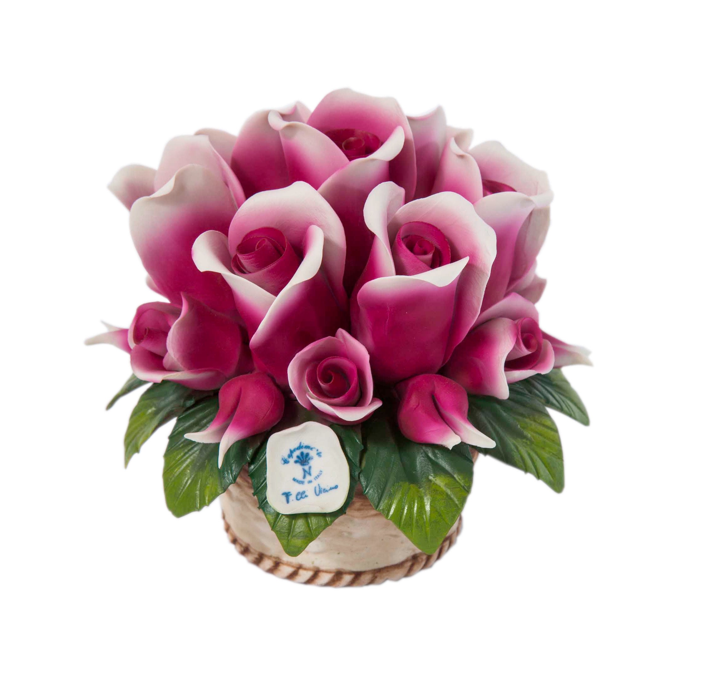 Napoleon capodimonte porcelain pink roses - Etsy 日本