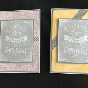 Carte de Pâques faite à la main