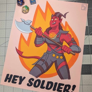 Karlach Fan Art Print