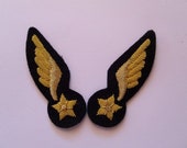 WW1 French Air Service Pilot Collar Insignia - military bullion embroidered patch