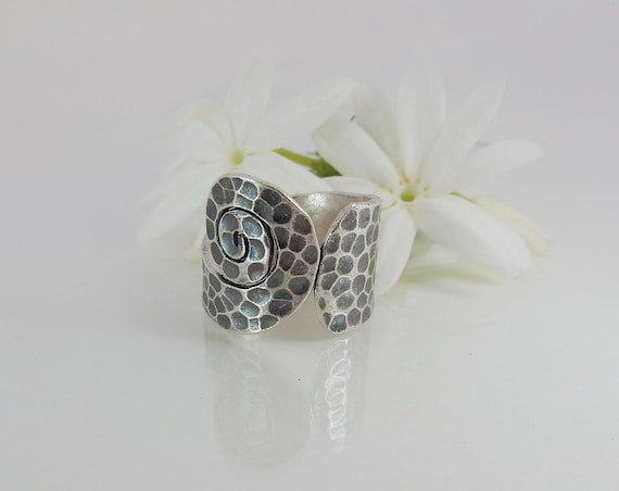 Sterling Silver Hill Tribe 4 Swirl Ring Sterling Silver Hill Tribe 4 Swirl Ring