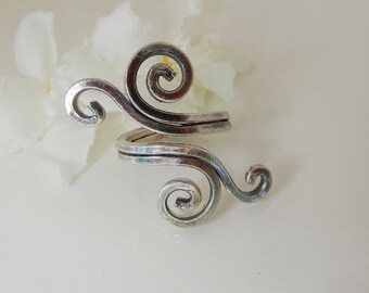 Hill Tribe Silver Multi-Spiral Ring, Silver Rings for Women, Sterling Silver Rings, Rings for Women