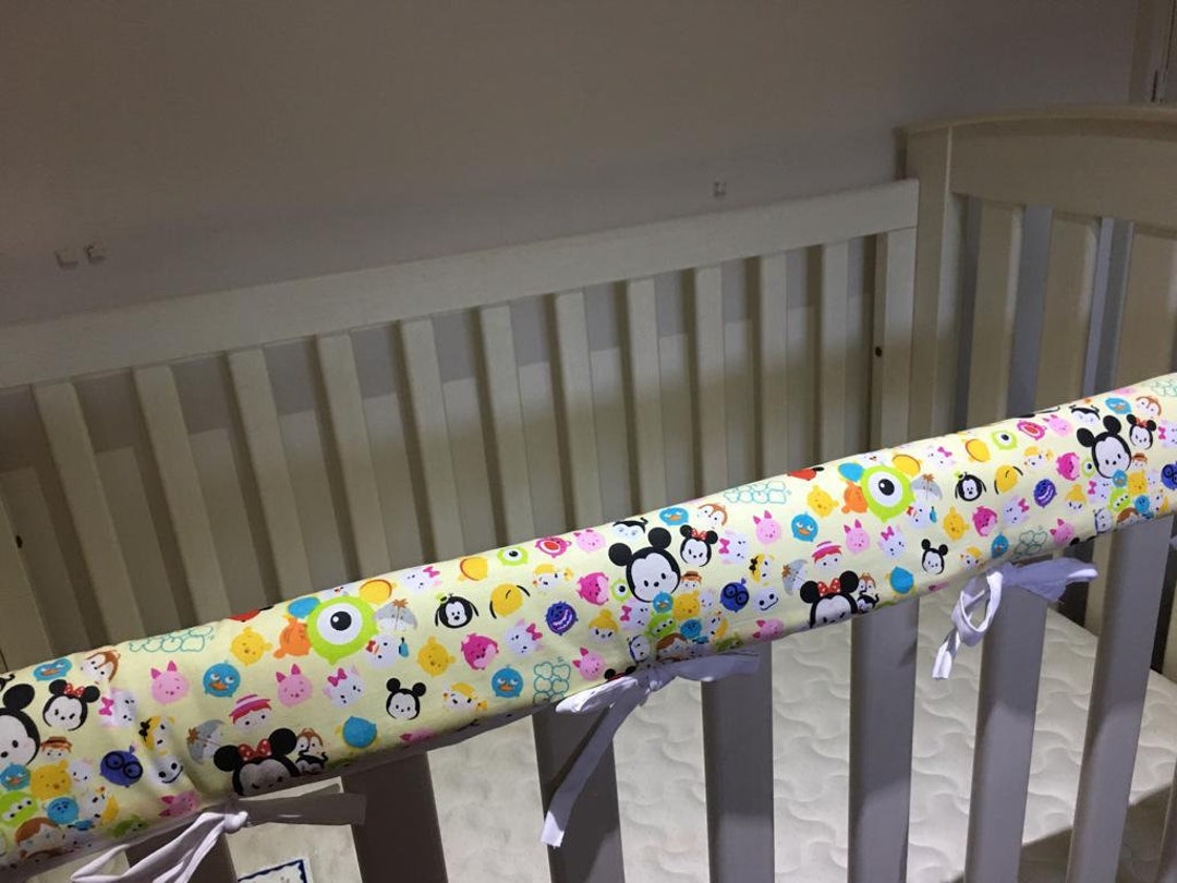 Reversible Baby Cot Teething Rail Cover Protector DISNEY TSUM TSUM Etsy