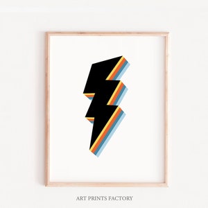 Super hero wall decor, PRINTABLE WALL DECOR, teenager wall print, printable superhero art, boys room decor, superhero room decor, lightening