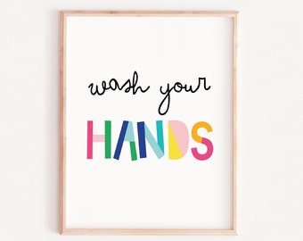 Wash Your Hands Wall art