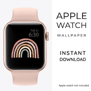 Apple Watch Wallpaper, Regenbogen Wallpaper für Apple Watch, Apple Watch, Apple Watch Decor, Apple Watch Bildschirm