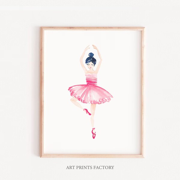 Dancer Ballet Print, BALLERINA wall art, Ballet Wall Art,Dance Wall Art,Printable Dancer, girls bedroom, ballerina decor,Classical Dance Art