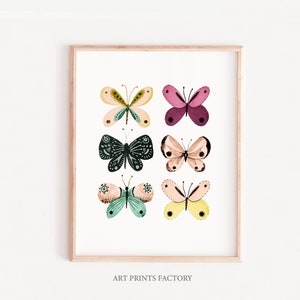 Butterfly Art, Butterfly Prints, girls prints, modern art,  Butterfly Wall Art, Dining Room Art, living Room Decor. Kitchen Art,  girls room