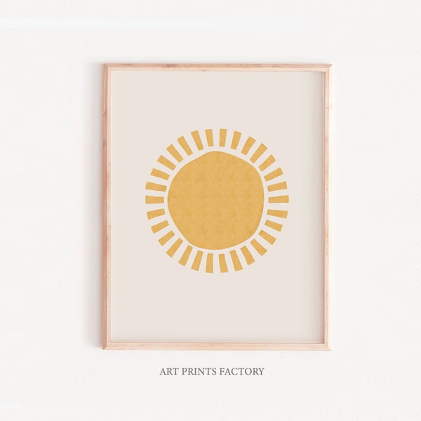 Sun Print Art Etsy
