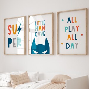 Superhero Prints, Superhero Wall Art, boys printable art, Digital superhero poster, Kids room wall decor, little man cave, Kids Room,nursery