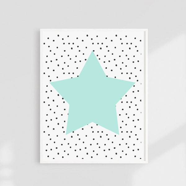 Star Nursery Art - Etsy